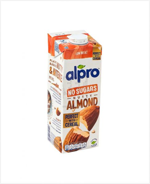 ALPRO ALMOND UNSWEETENED DRINK UHT 1LTR