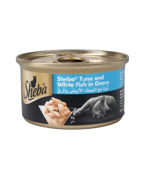 SHEBA TUNA & WHITE FISH 85GM