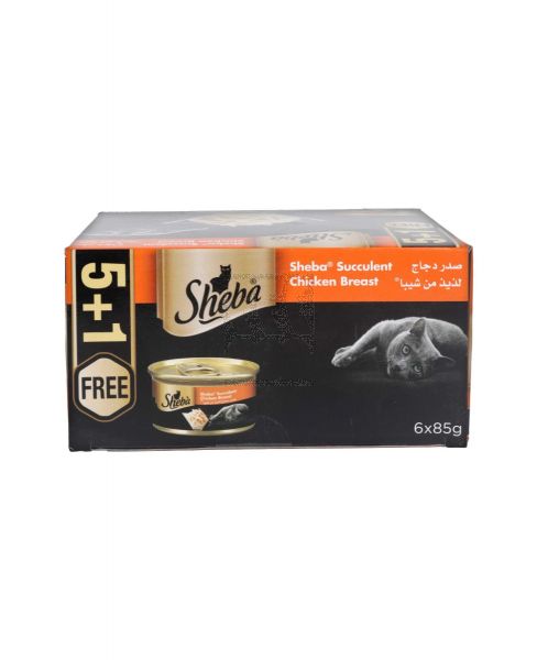 SHEBA CHICKEN BREAST 6PACK 510GM