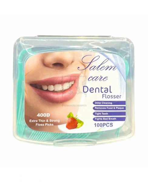 SALEM CARE DENTAL FLOSS 100PCS #JS2100D