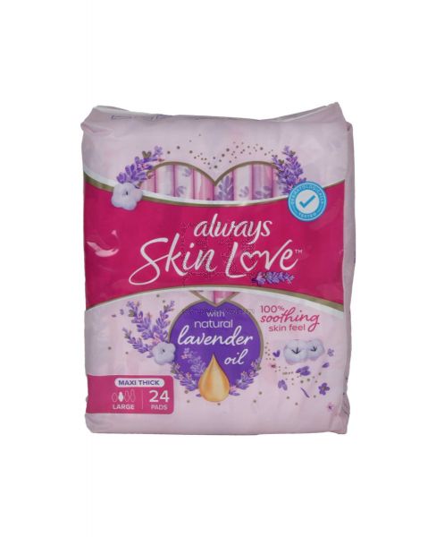 ALWAYS LUNA SANITARY PADS LARGE WITH WINGS 24PCS PA058