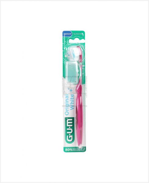 GUM SUNSTAR ORIGINAL WHITE TOOTHBRUSH MEDIUM #563