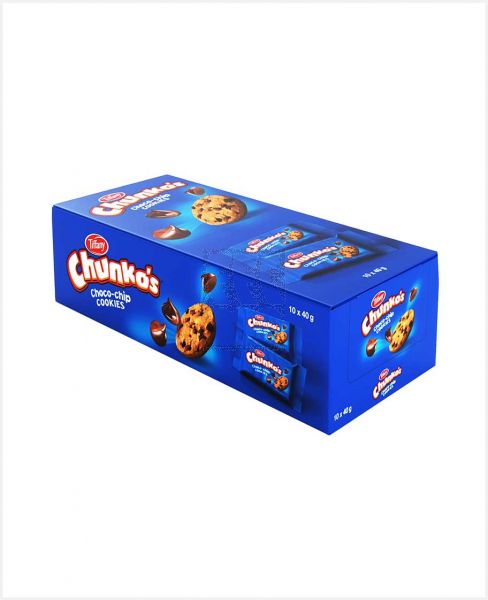 TIFFANY CHUNKOS CHOCO-CHIP COOKIES 40GM