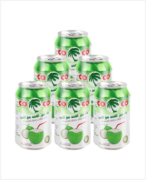 COCO COCONUT JUICE W/ PULP 310ML 6PCS