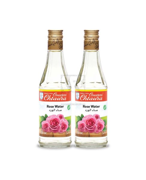 CHTAURA ROSE WATER 300ML X 2PCS S/OFFER