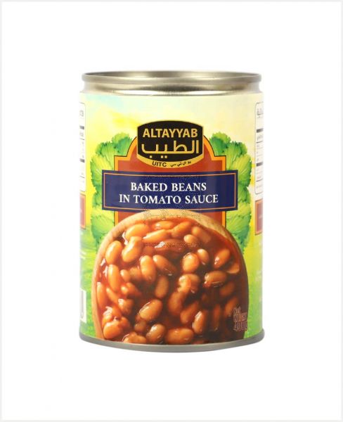 AL TAYYAB BAKED BEANS IN TOMATO SAUCE 400GM