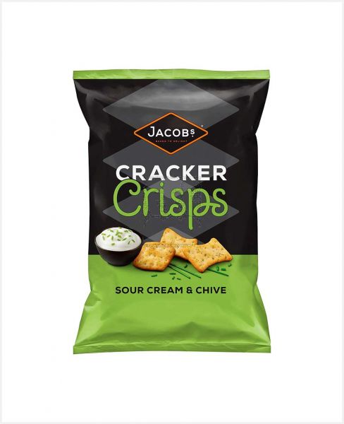 JACOB'S CRACKER CRISPS SOUR CREAM & CHIVE 150GM