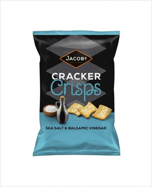 JACOB'S CRACKER CRISPS SEA SALT&BALSAMIC VINEGAR 150GM