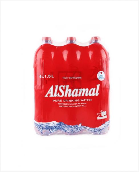 AL SHAMAL PURE DRINKING WATER 1.5LTR 6PCS (SHRINK)
