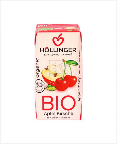 HOLLINGER ORGANIC BIO APPLE CHERRY JUICE 200ML