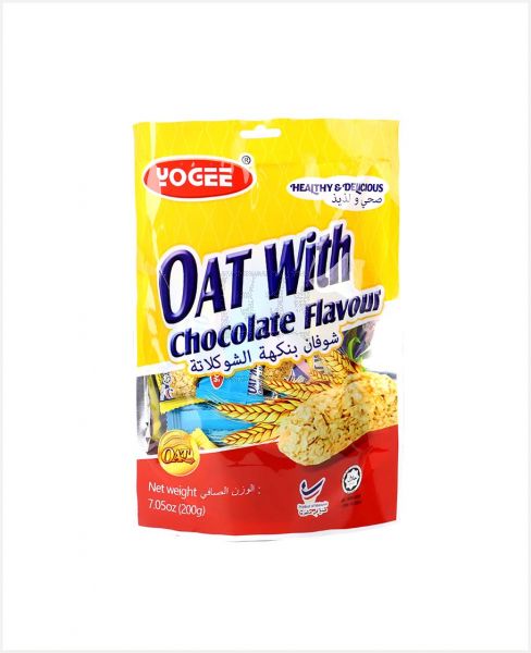 YOGEE OAT WITH CHOCOLATE FLAVOUR 200GM