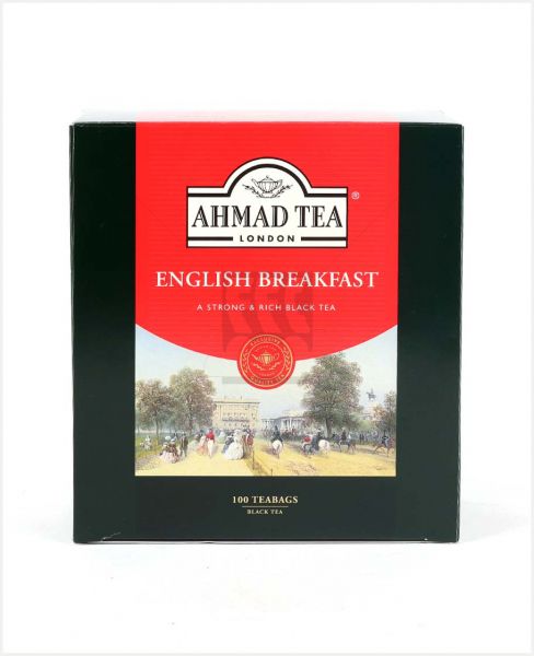 AHMAD TEA ENGLISH BREAKFAST 100S BAG 200GM