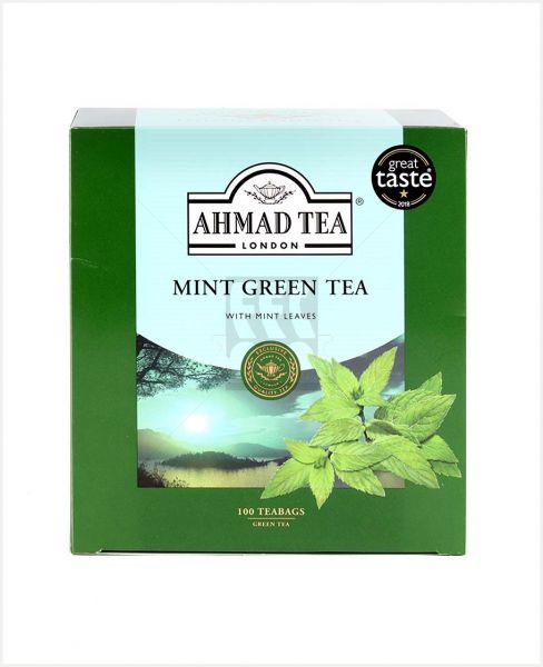 AHMAD TEA MINT GREEN TEA 100S BAG 200GM