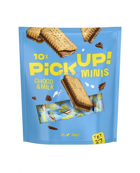 BAHLSEN PICK UP MINIS CHOCO & MILK 106GM