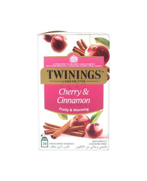 TWININGS INFUSO CHERRY&CINNAMON TEA (20'Sx2GM) 40GM