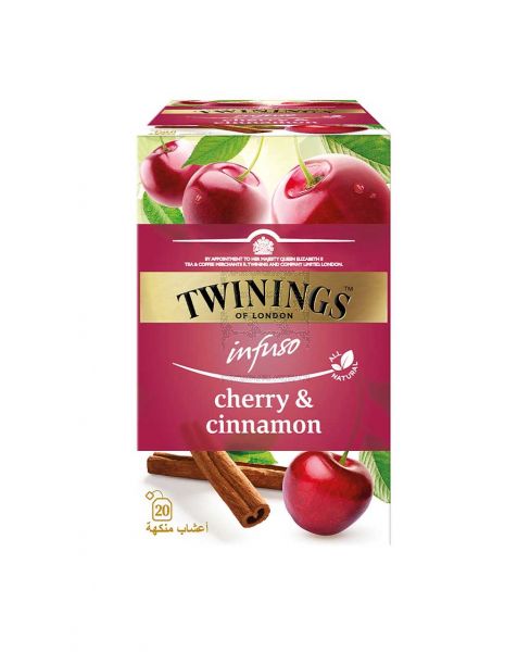 TWININGS INFUSO CHERRY&CINNAMON TEA (20'Sx2GM) 40GM