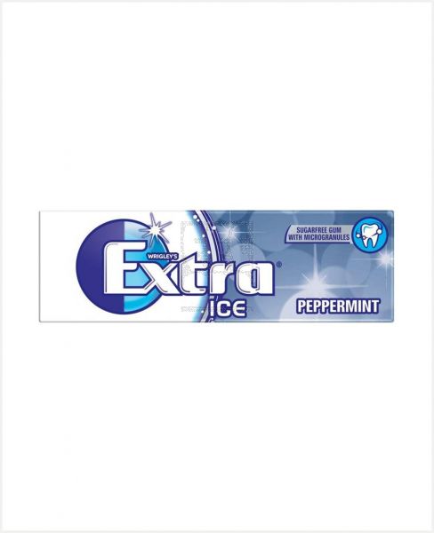 WRIGLEY'S EXTRA ICE PEPPERMINT S/F GUM 14GM