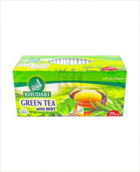 KHUDARI GREEN TEA 25S 25GM