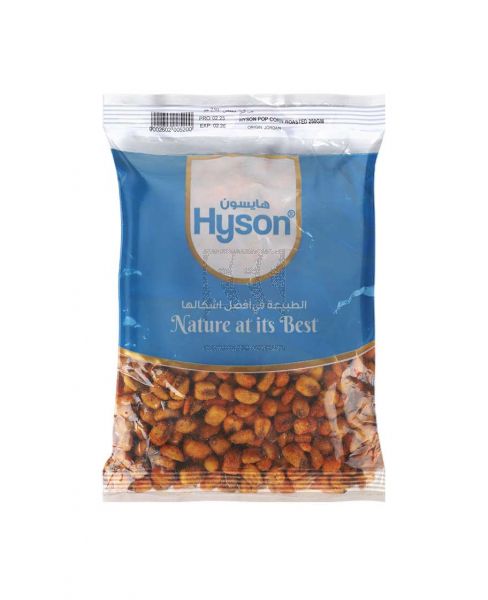 HYSON POP CORN ROASTED 250GM.