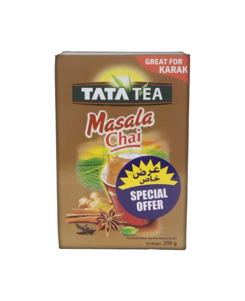 TATA MASALA CHAI TEA POWDER 200GM @S.OFFER