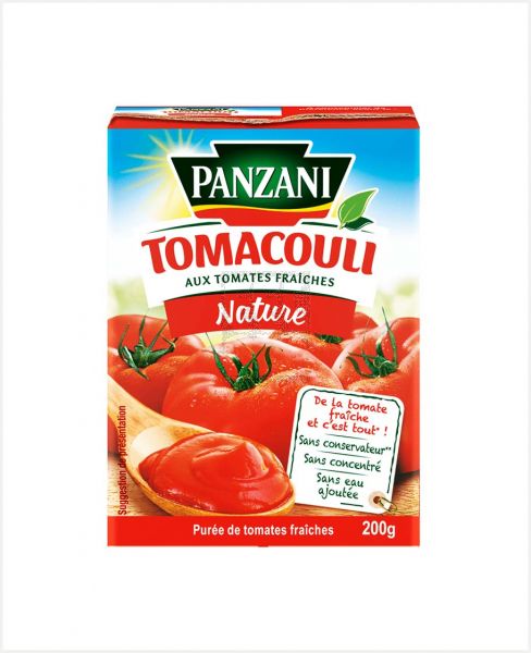PANZANI TOMACOULI NATURE TOMATO PASTE 200GM