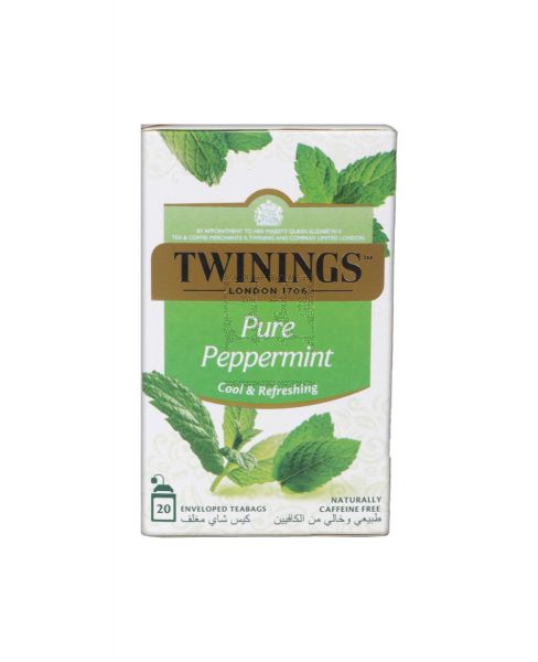 TWININGS PURE PEPPERMINT TEA 20'S 40GM