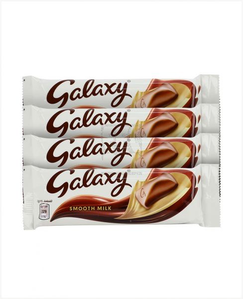 GALAXY SMOOTH MILK CHOCOLATE 4 BARS 168GM