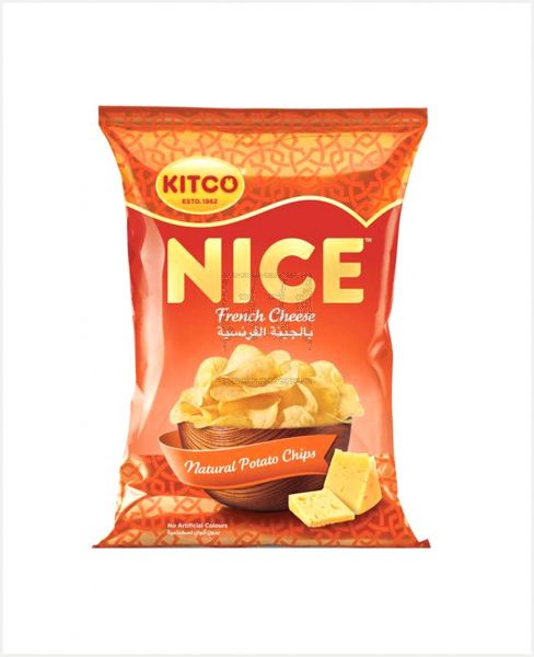 KITCO NICE NATURAL POTATO CHIPS FRENCH CHEESE 30GM