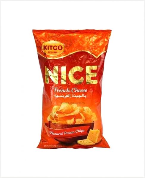 KITCO NICE NATURAL POTATO CHIPS FRENCH CHEESE 167GM