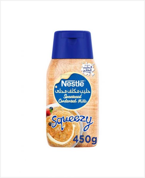 NESTLE SQUEEZY SWEETENED CONDENSED MILK 450GM