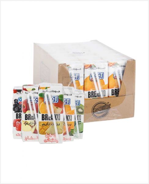 BREAK TIME FLAVORED DRINK ASSORTED 18SX200ML