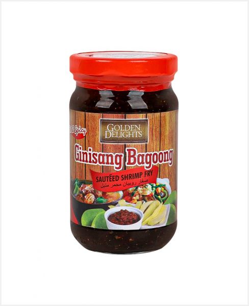 GOLDEN DELIGHTS GINISANG BAGOONG(SAUTEED SHRIMP) SPICY 250GM
