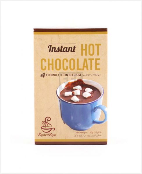 ROSIE'S ROSS INSTANT HOT CHOCOLATE 5'S X20GM (100GM)