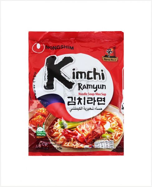 NONGSHIM KIMCHI RAMYUN NOODLE SOUP 120GM