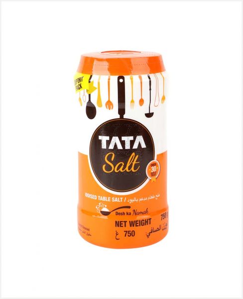 TATA SALT (IODISED) BOTTLE 750GM