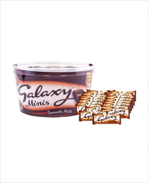 GALAXY MINIS MILK CHOCOLATE (CANISTER) 252GM