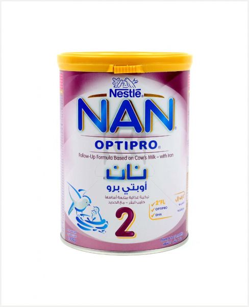 NESTLE NAN 2 OPTIPRO MILK POWDER 400GM
