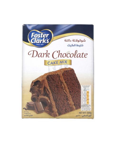 FOSTER CLARK'S DARK CHOCOLATE CAKE MIX 500GM