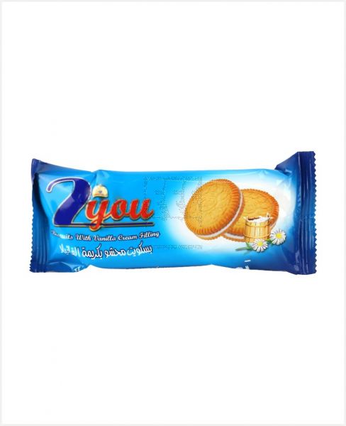 AL MONDIAL 2YOU VANILLA FLAVORED BISCUITS 66GM