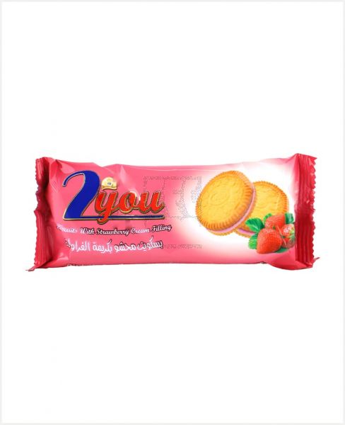 AL MONDIAL 2YOU STRAWBERRY FLAVORED BISCUITS 66GM