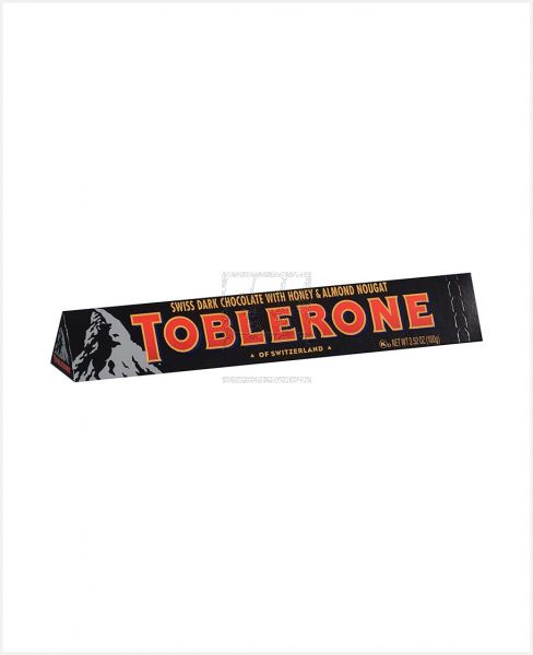 Toblerone Dark Chocolate With Honey & Almonds 100gm
