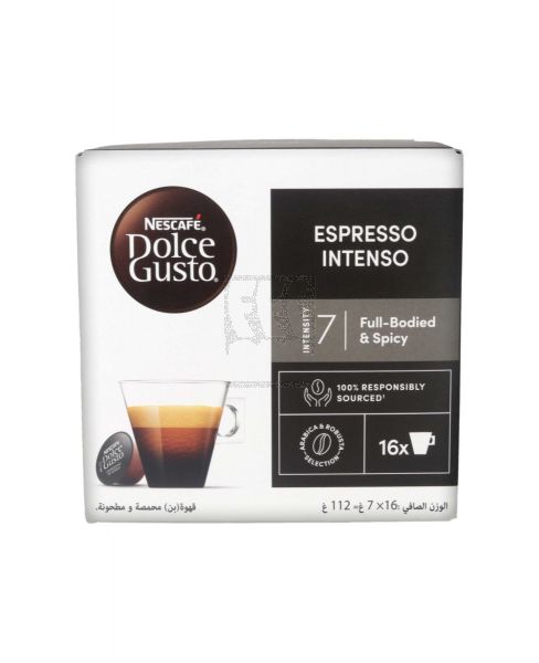 NESTLE NESCAFE DOLCE GUSTO ESPRESSO INTENSO CAPSULES 112GM