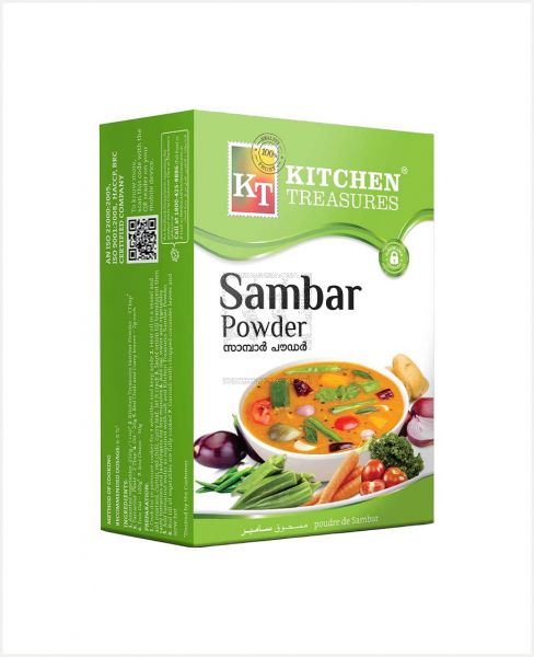 KITCHEN TREASURES SAMBAR POWDER 160GM @OFFER