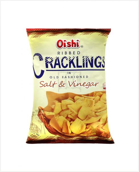 OISHI CRACKLINGS SALT & VINEGAR 90GM