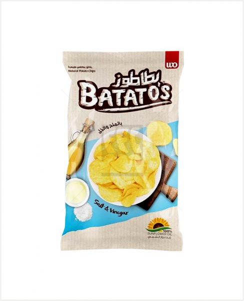 Batato's Natural Potato Chips Salt & Vinegar 15gm