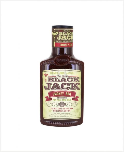 REMIA BLACK JACK SMOKEY BBQ SAUCE 450ML (450GM)