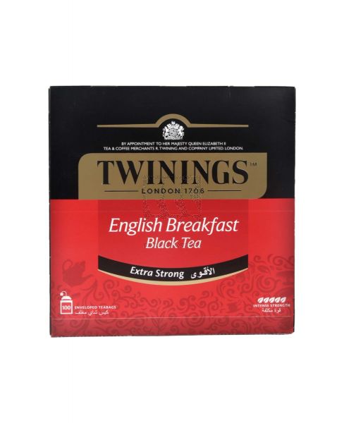 TWININGS ENGLISH BREAKFAST TEA EXTRA STRONG(100'SX2.3GM)230G