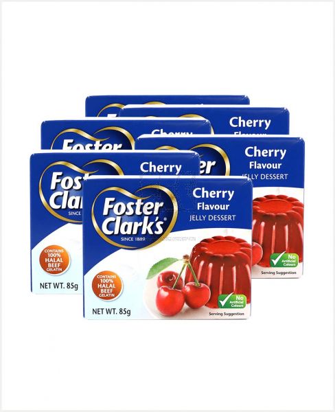 Foster Clarks Gelatin Cherry Dessert 85gm X 6pcs