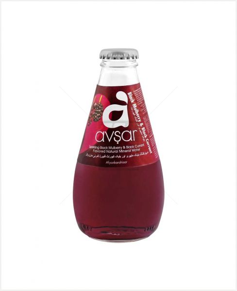 AVSAR BLACK MULBERRY & CURRANT FLAVORED MINERAL WATER 200ML