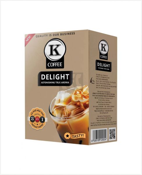K-COFFEE 3IN1 INSTANT COFFEE DELIGHT 255GM